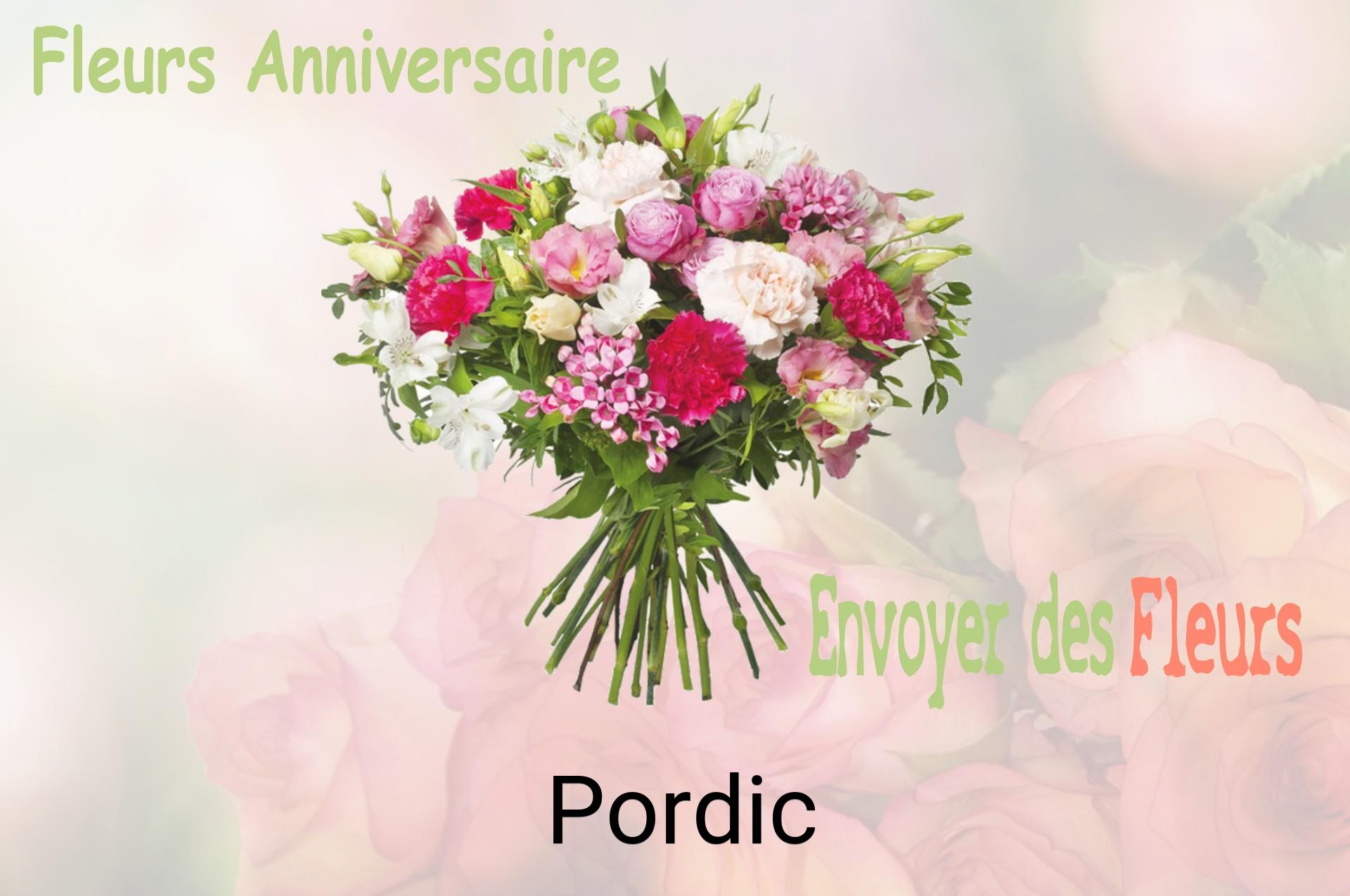 Bouquet de fleurs d’anniversaire livré à Pordic