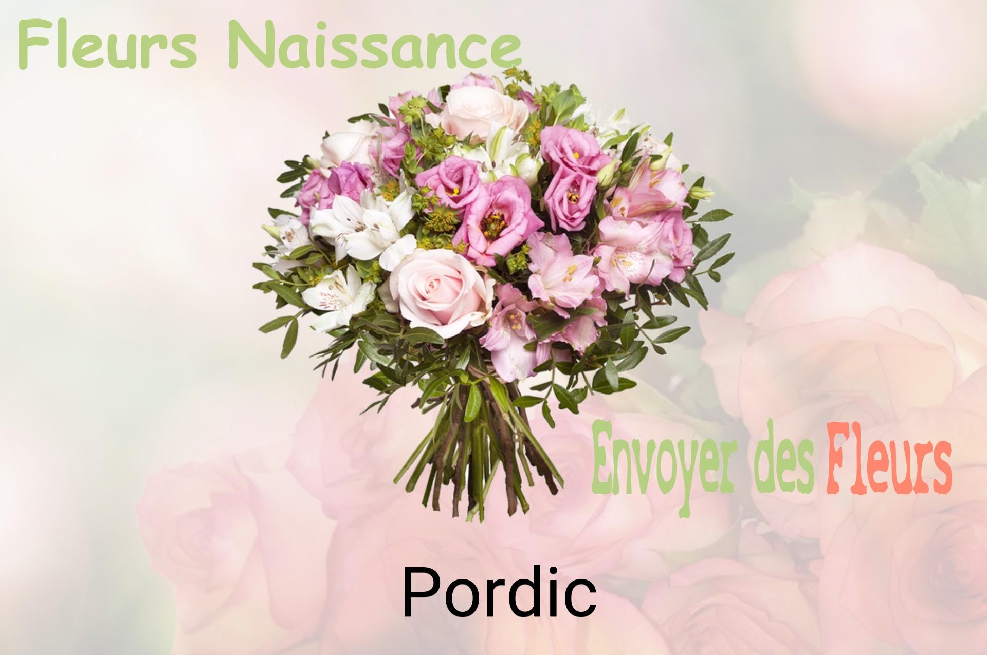 Bouquet de fleurs de naissance livré à Pordic